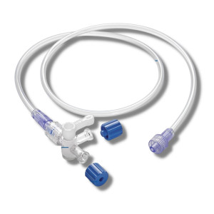 Llave de Tres Vias con Alargadera 